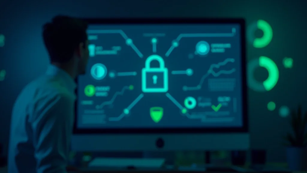 Security dashboard with several report panels